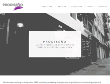 Tablet Screenshot of prodiseno.com
